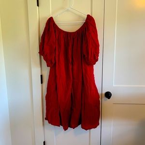 100% cotton trapeze midi - floaty lightweight